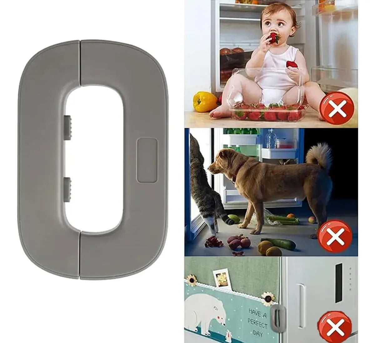 Seguro magnetico de puerta de nevera