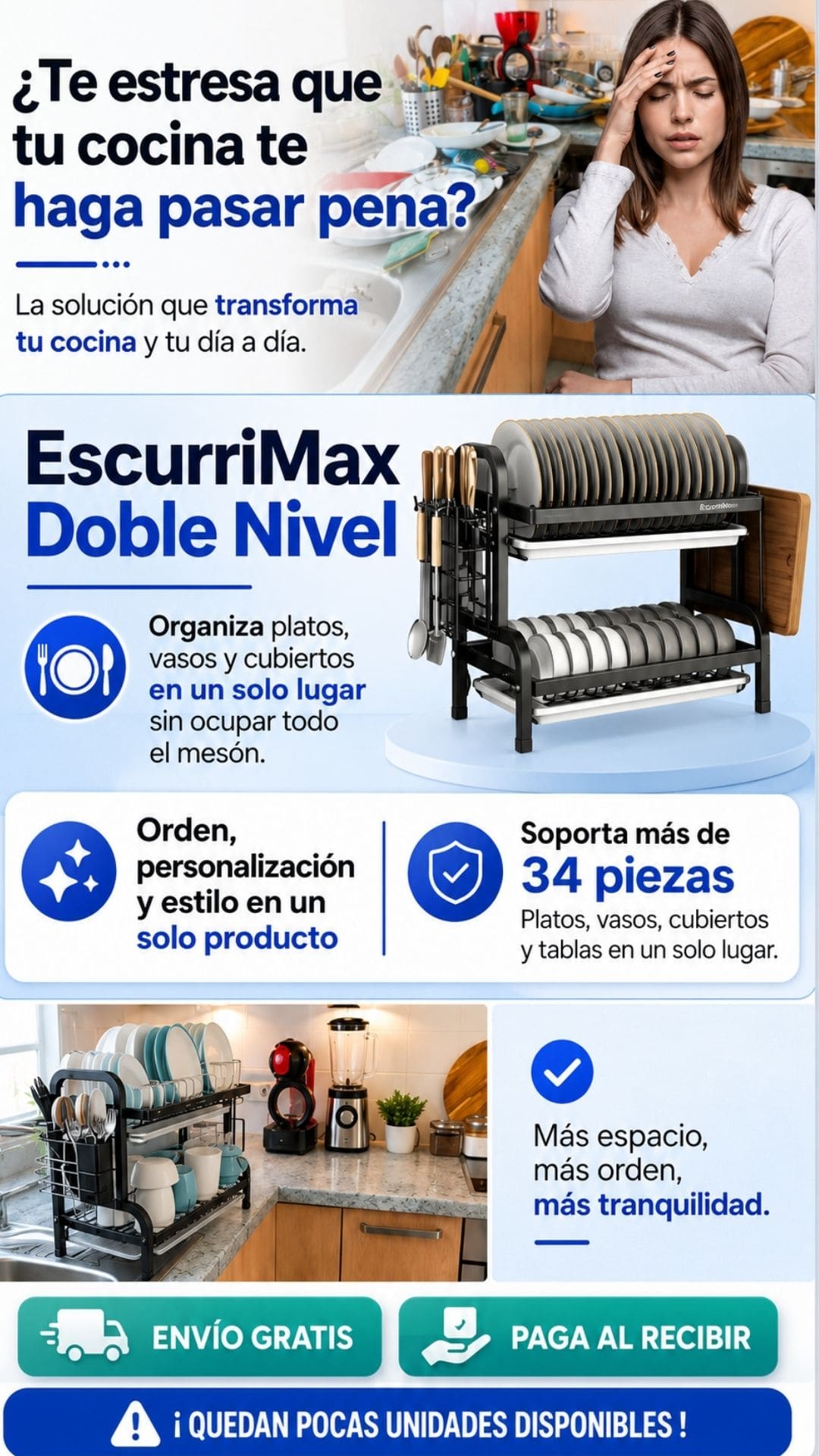 Tu cocina no necesita más espacio, necesita más orden
