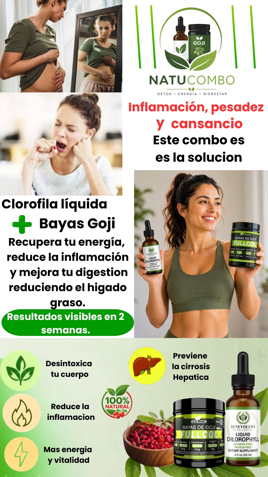 Olvídate de una mala digestión y reduce la hinchazón de tu cuerpo.